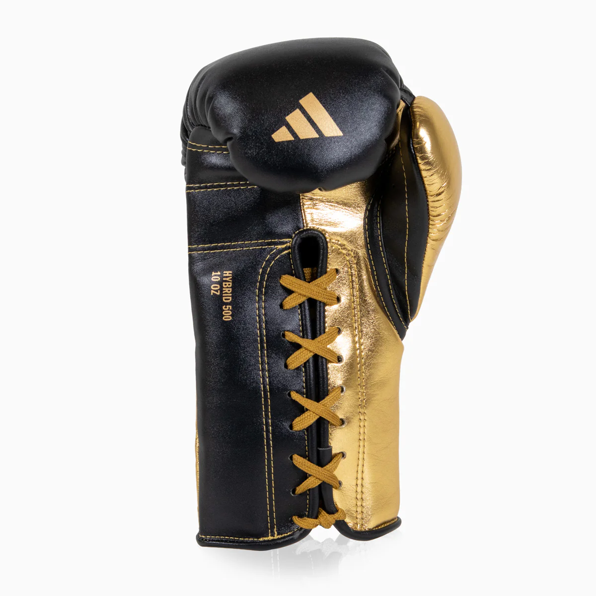 Luvas de Boxe Adidas Hybrid 500 Pro com Atacadores Preto-dourado  - Image 3