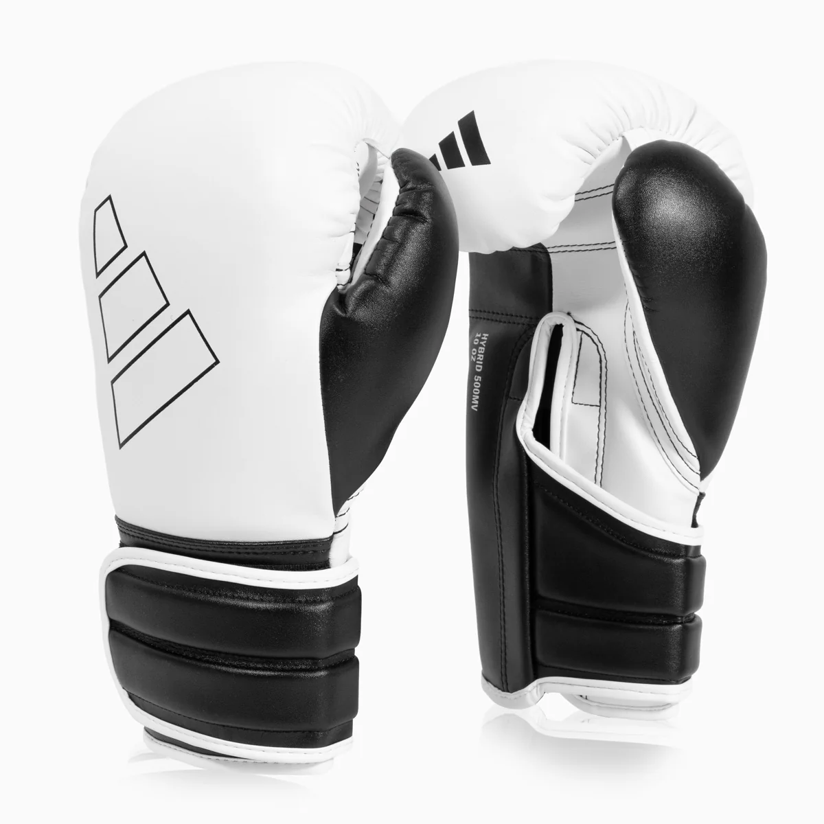 Luvas de Boxe Adidas Hybrid 500 Prós e contras Velcro Preto-branco 