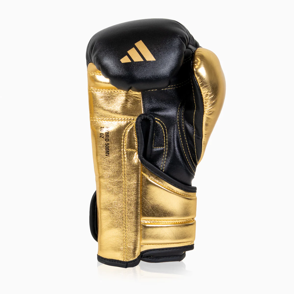 Luvas de Boxe Adidas Hybrid 500 Pro com Velcro Preto-ouro  - Image 3