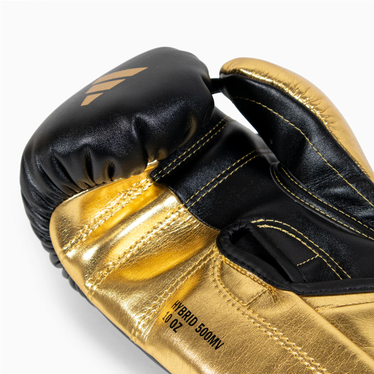 Luvas de Boxe Adidas Hybrid 500 Pro com Velcro Preto-ouro  - Image 7