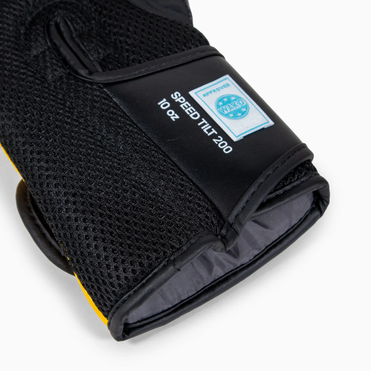 Luvas de Boxe Adidas Speed Tilt 200 WAKO 10 Oz Preto-amarelo-branco  - Image 9
