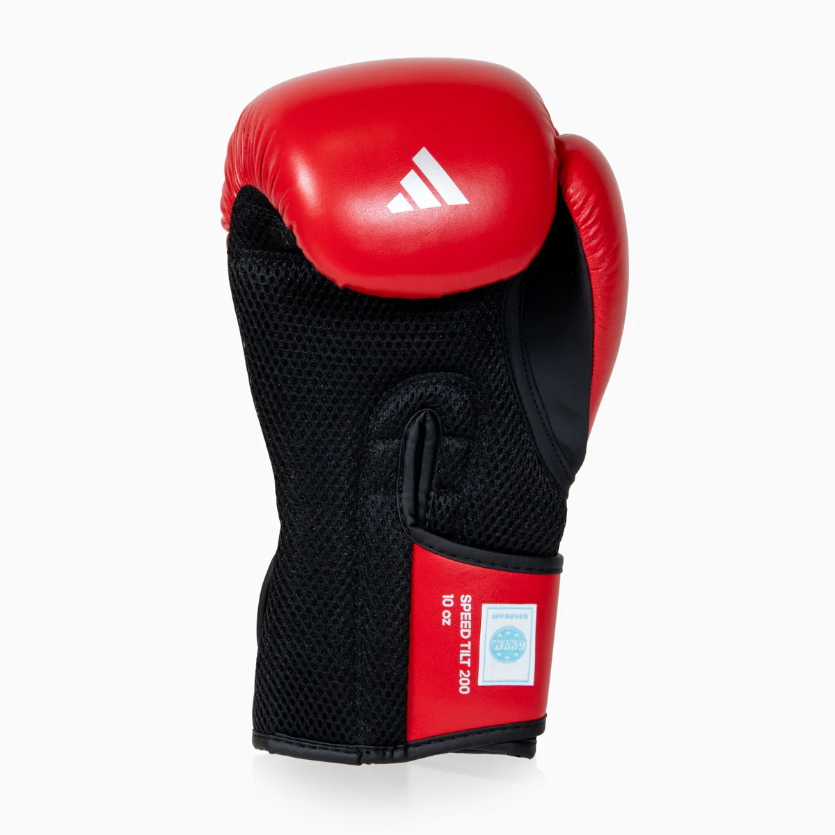 Luvas de Boxe Adidas Speed Tilt 200 WAKO 10 Oz Vermelho-preto-prata  - Image 3
