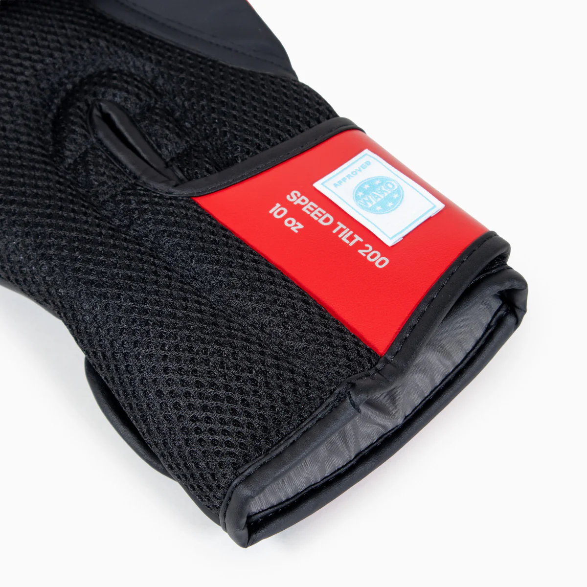 Luvas de Boxe Adidas Speed Tilt 200 WAKO 10 Oz Vermelho-preto-prata  - Image 9