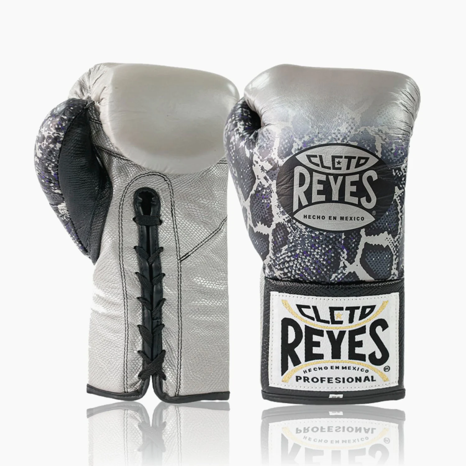 Luvas de Boxe Cleto Reyes Professional CB2 Steel Snake com atacadores  - Image 2