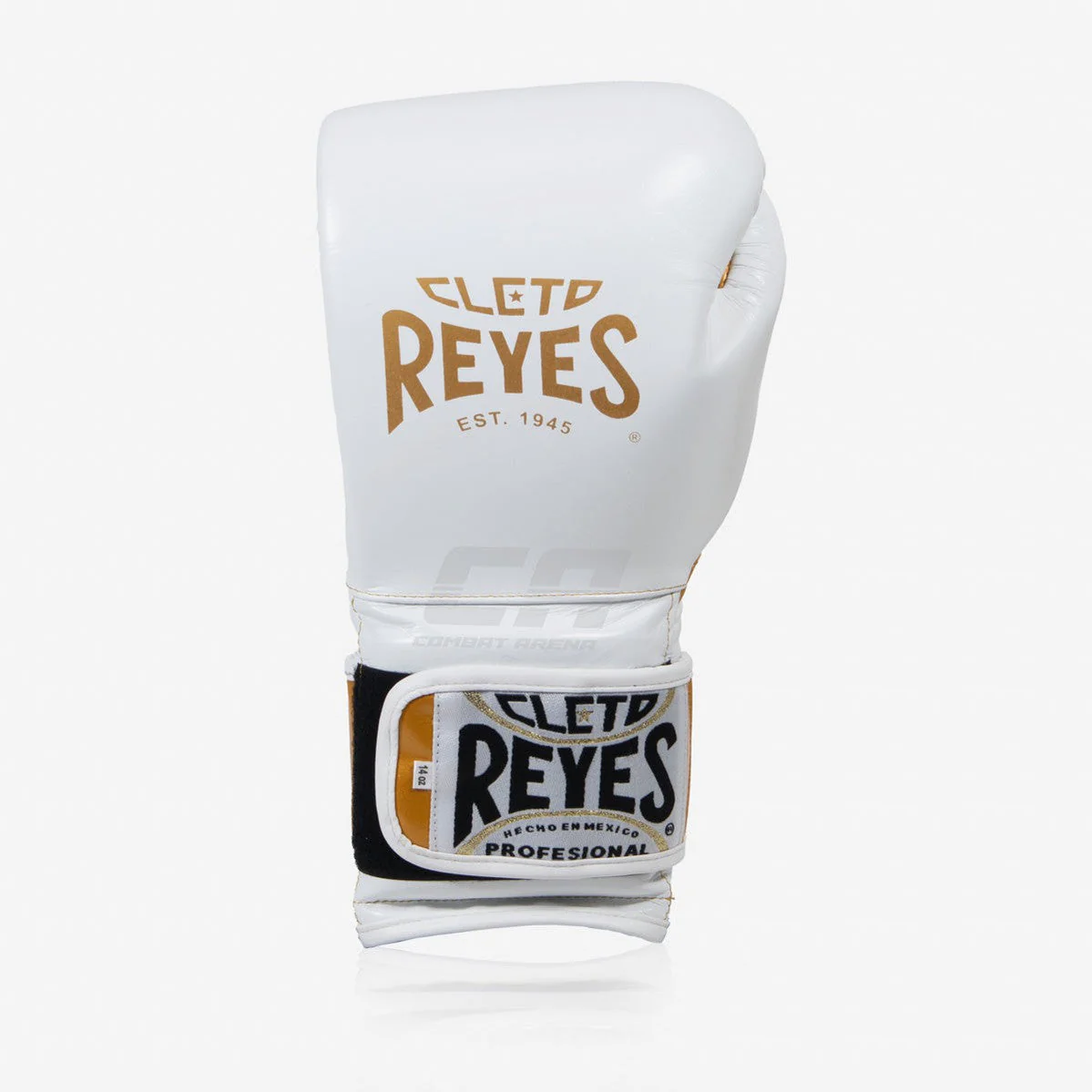 Luvas de Boxe Cleto Reyes Sparring CE6 Branco-ouro Edição Especial  - Image 2