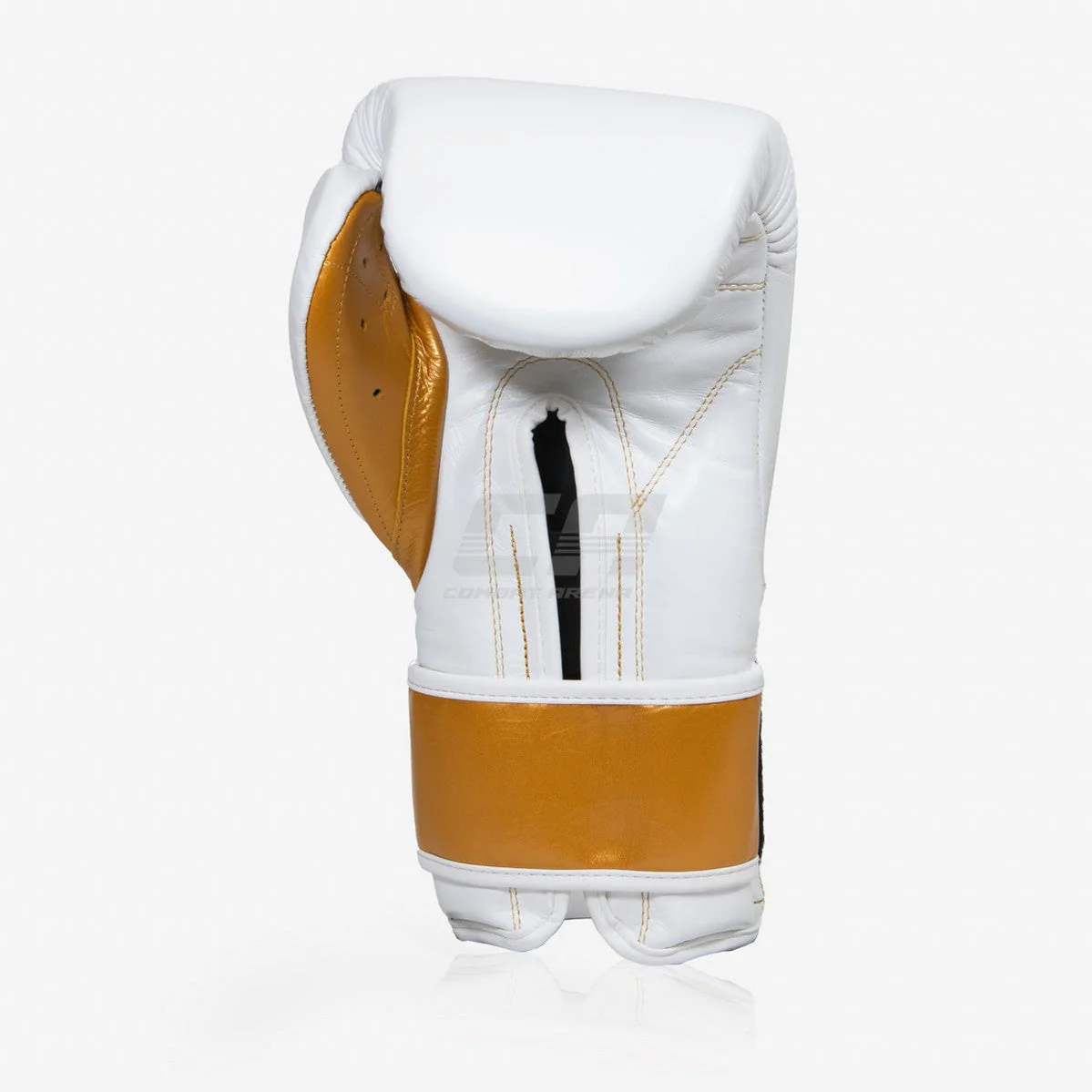 Luvas de Boxe Cleto Reyes Sparring CE6 Branco-ouro Edição Especial  - Image 4