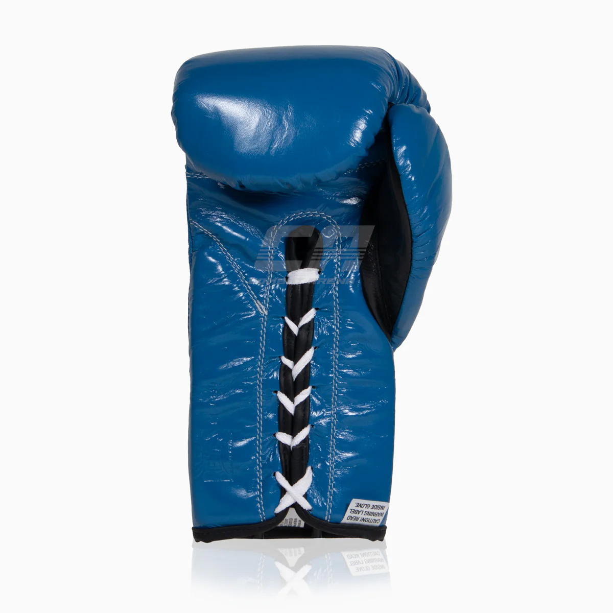 Luvas de Boxe Cleto Reyes Profissional CB2 Azul-preto com atacadores  - Image 2
