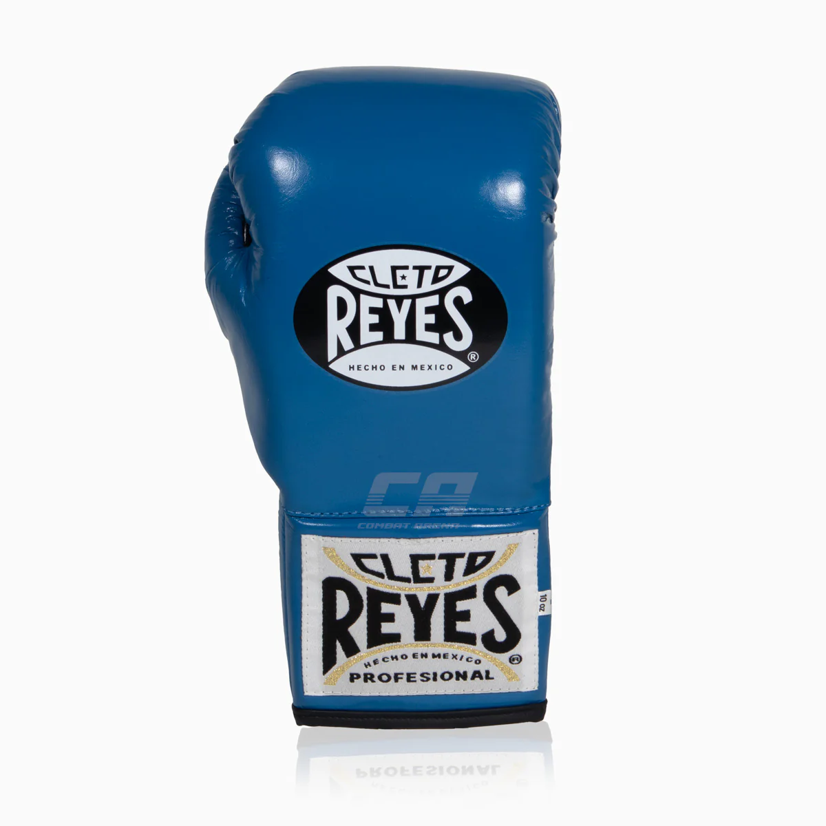 Luvas de Boxe Cleto Reyes Profissional CB2 Azul-preto com atacadores  - Image 4