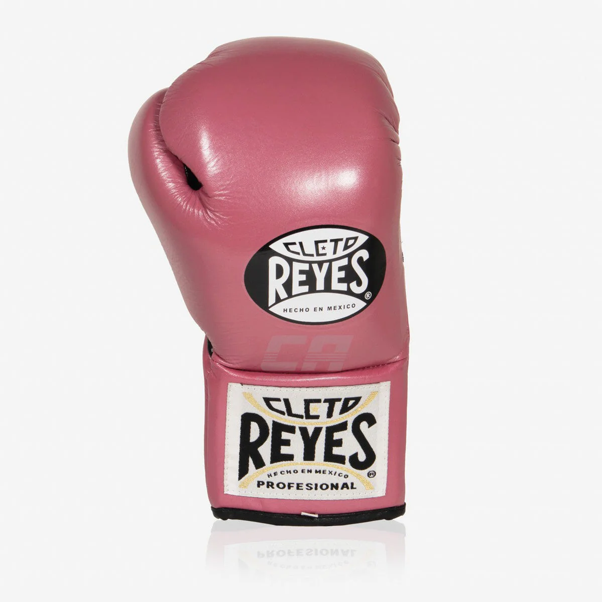 Luvas de Boxe Cleto Reyes Professional CB2 Rosa-preto com atacadores  - Image 3