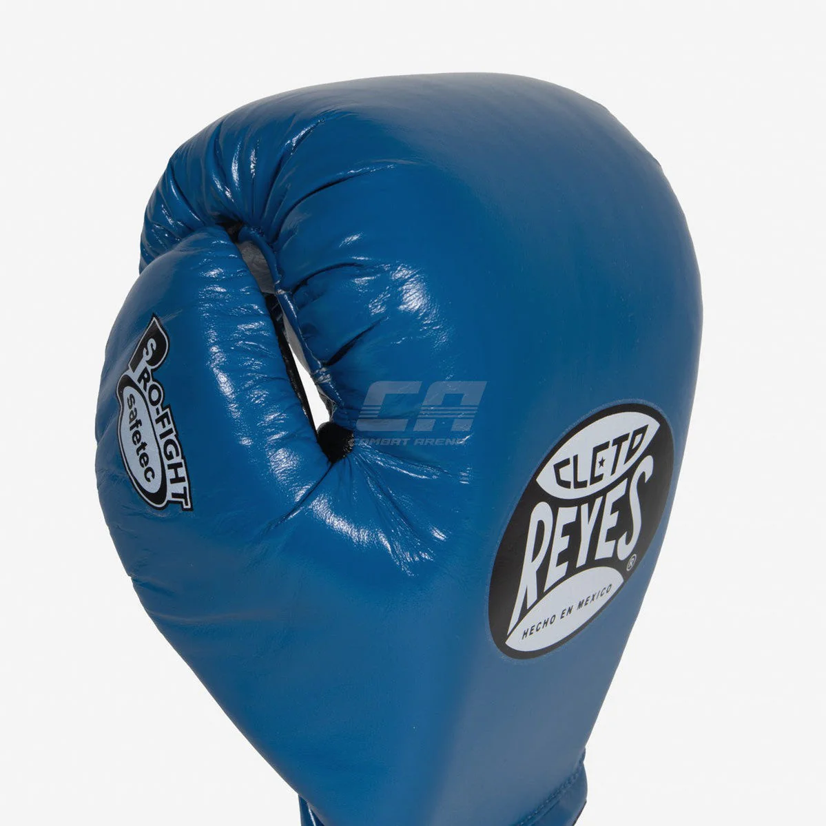 Luvas de Boxe Cleto Reyes Safetec CB4 Azul-preto com atacadores  - Image 5