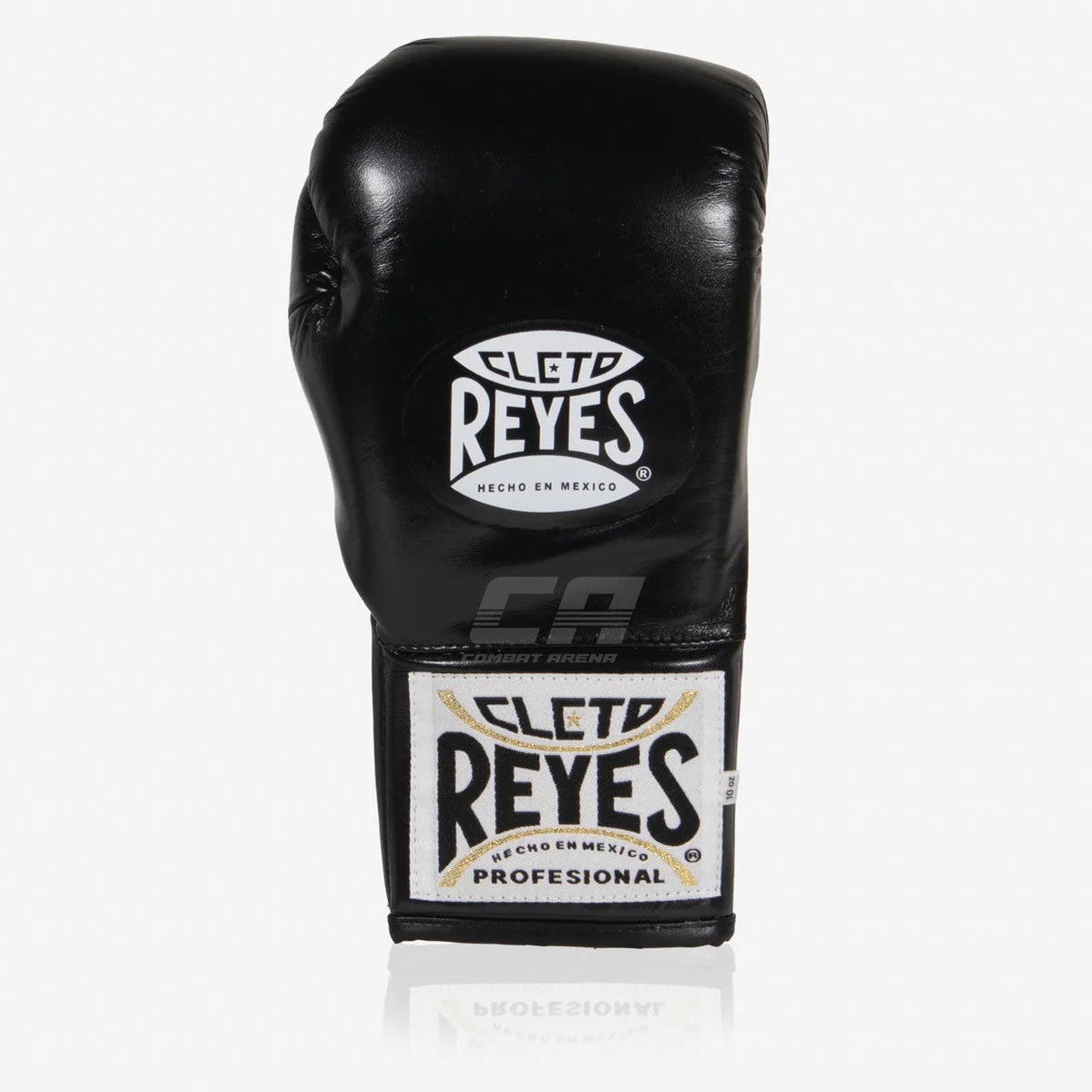 Luvas de Boxe Cleto Reyes Safetec CB4 Preto-prata com atacadores  - Image 2