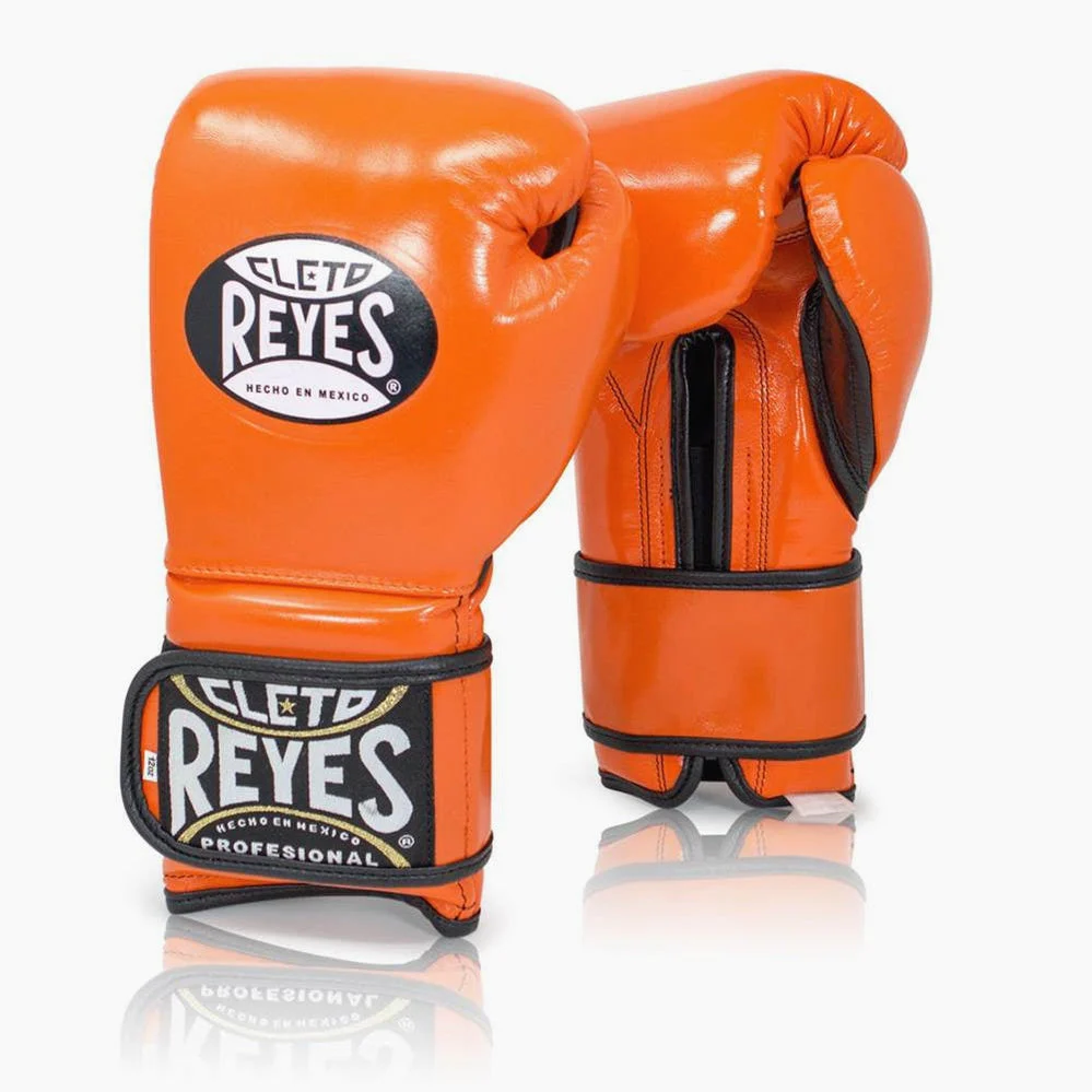 Luvas de Boxe Cleto Reyes Sparring CE6 Laranja 