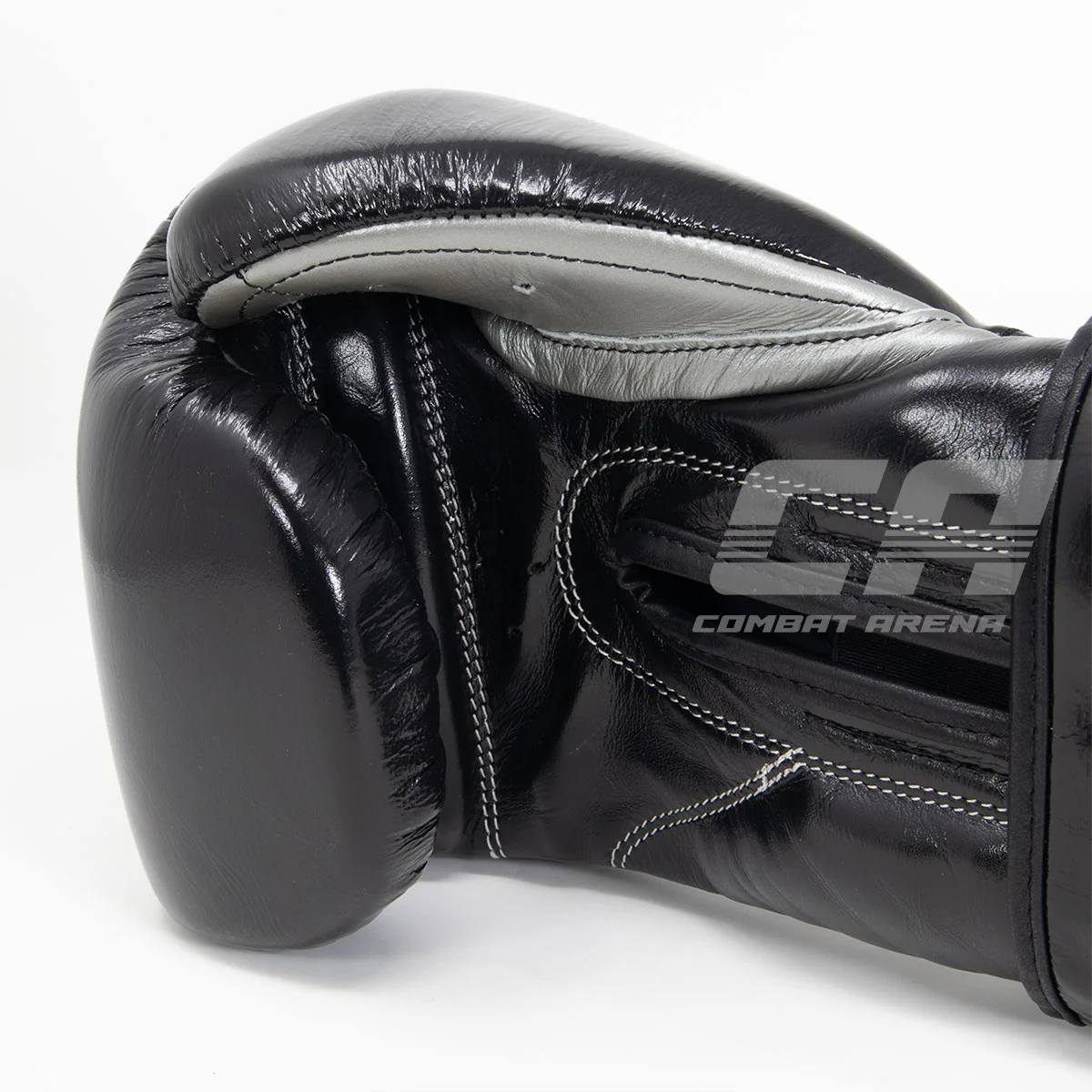 Luvas de Boxe Cleto Reyes Sparring CE6 Preto-Prata - Image 5