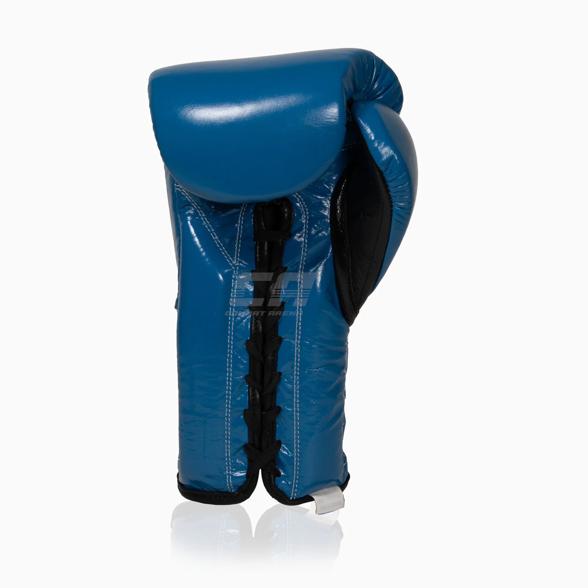Luvas de Boxe Cleto Reyes Traditional Training CE4 Azul-preto com Atacadores  - Image 4