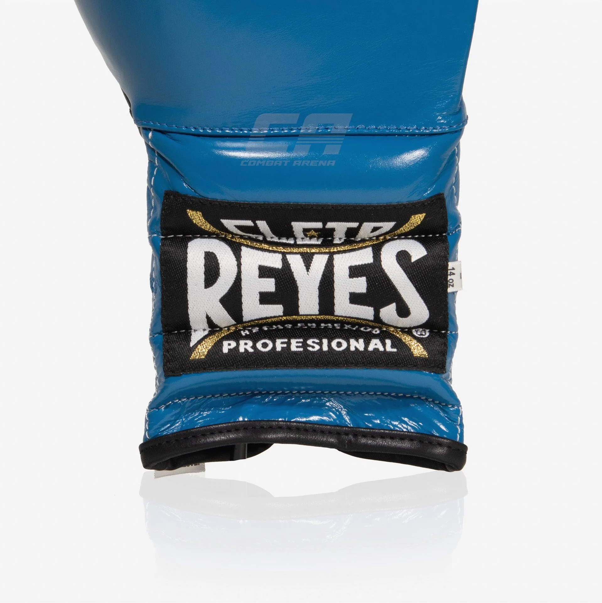 Luvas de Boxe Cleto Reyes Traditional Training CE4 Azul-preto com Atacadores  - Image 5