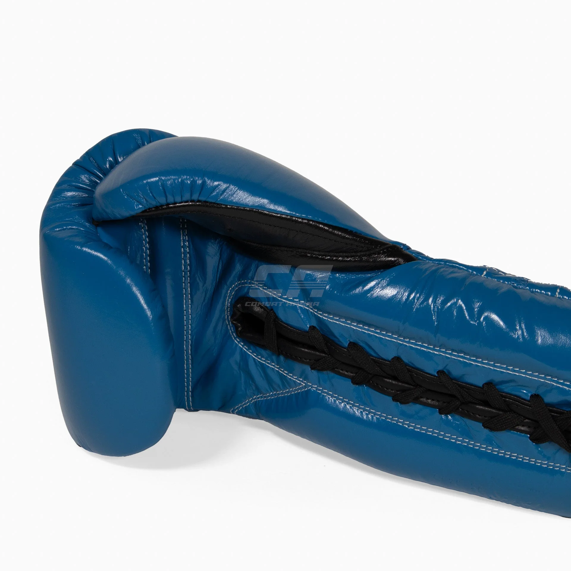 Luvas de Boxe Cleto Reyes Traditional Training CE4 Azul-preto com Atacadores  - Image 9