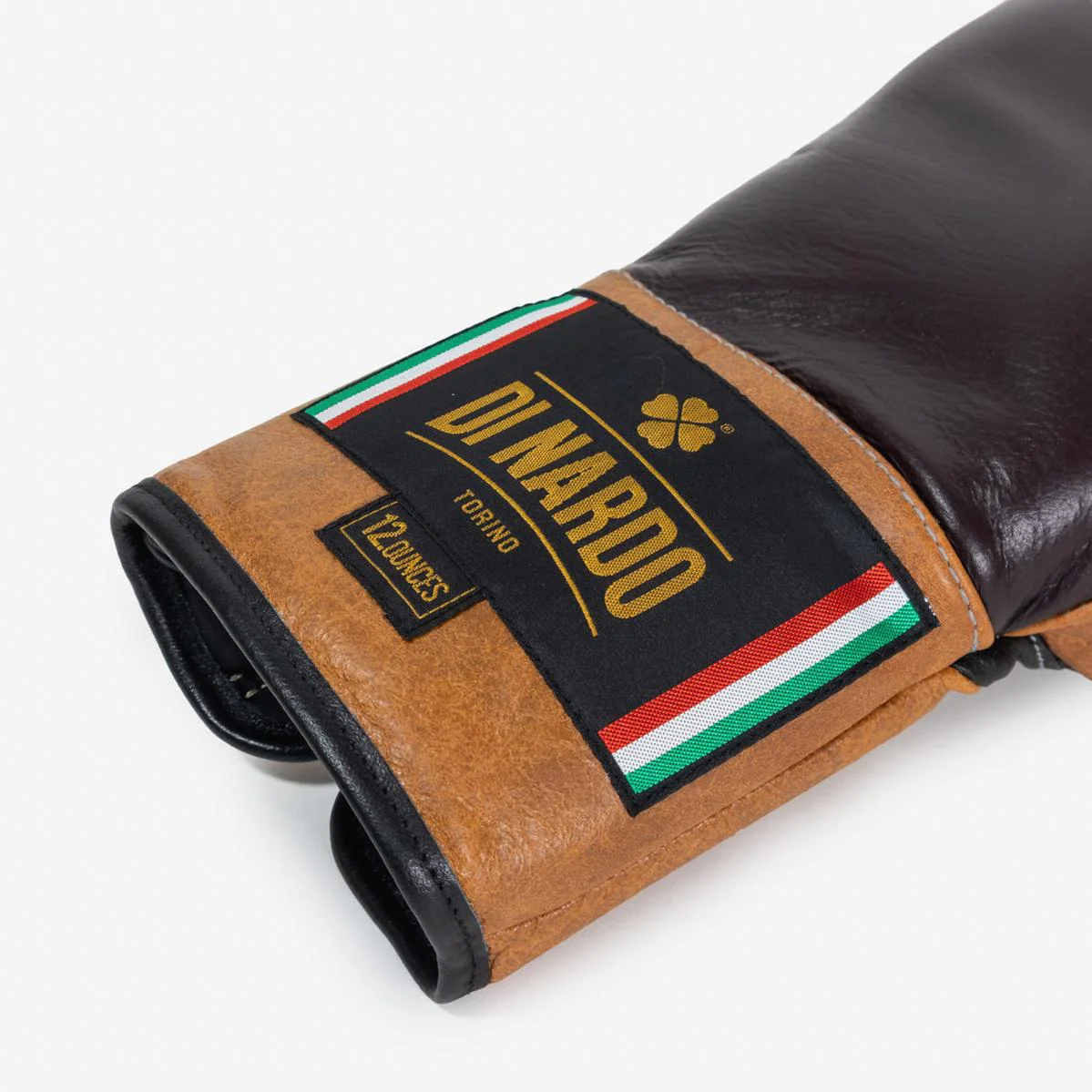 Luvas de Boxe Di Nardo com Atacadores 12 Oz Borgonha-conhaque-vintage  - Image 11