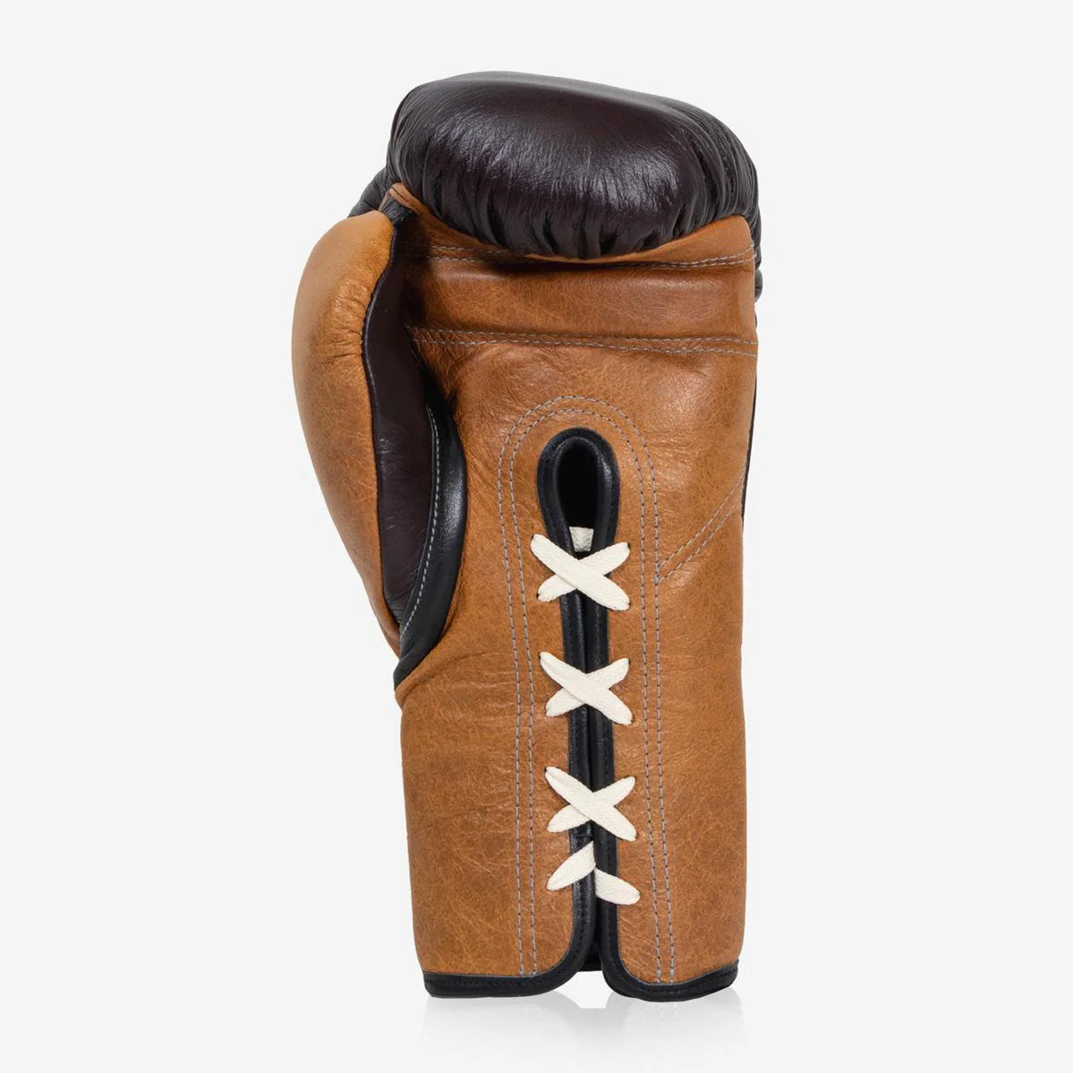 Luvas de Boxe Di Nardo com Atacadores 12 Oz Borgonha-conhaque-vintage  - Image 3