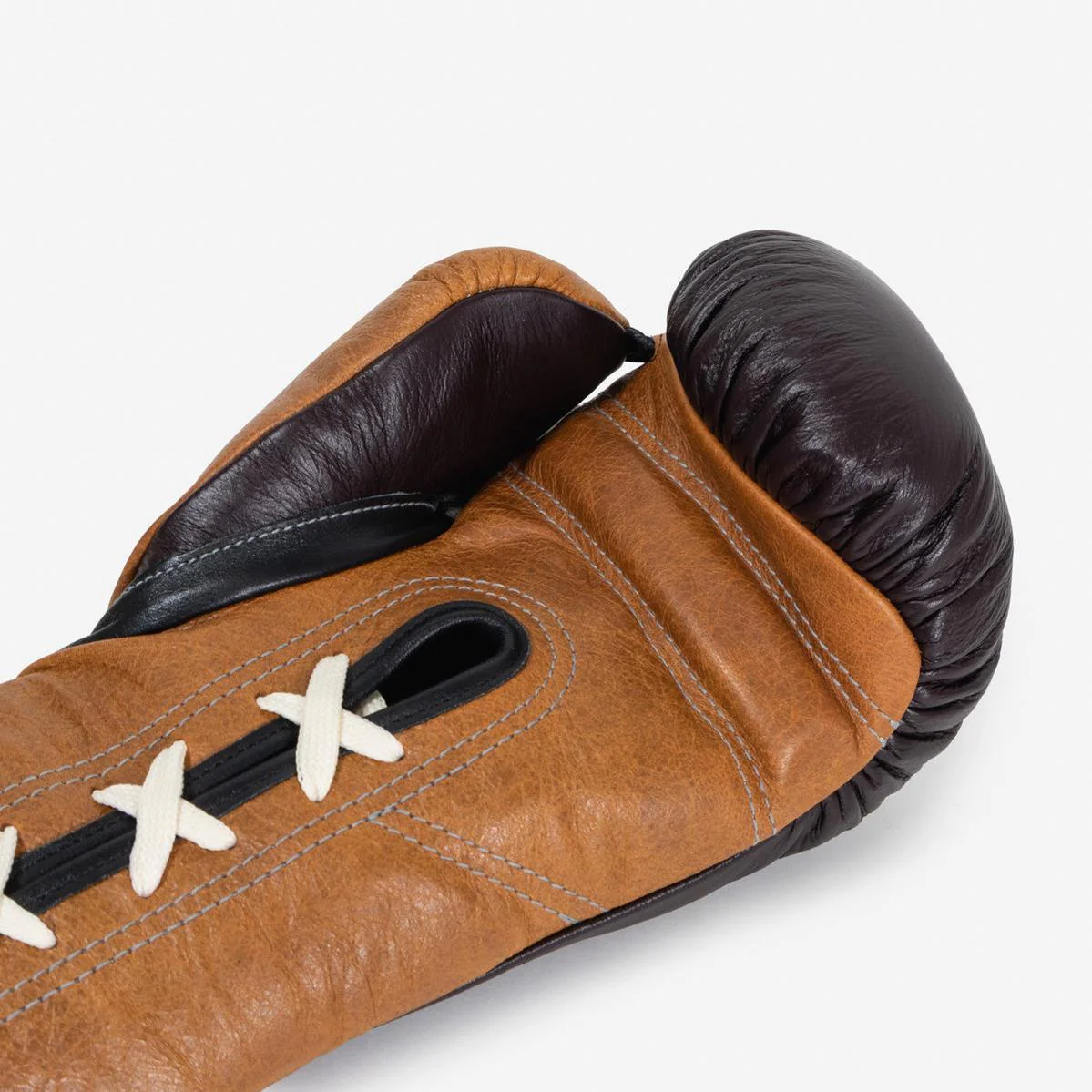 Luvas de Boxe Di Nardo com Atacadores 12 Oz Borgonha-conhaque-vintage  - Image 9