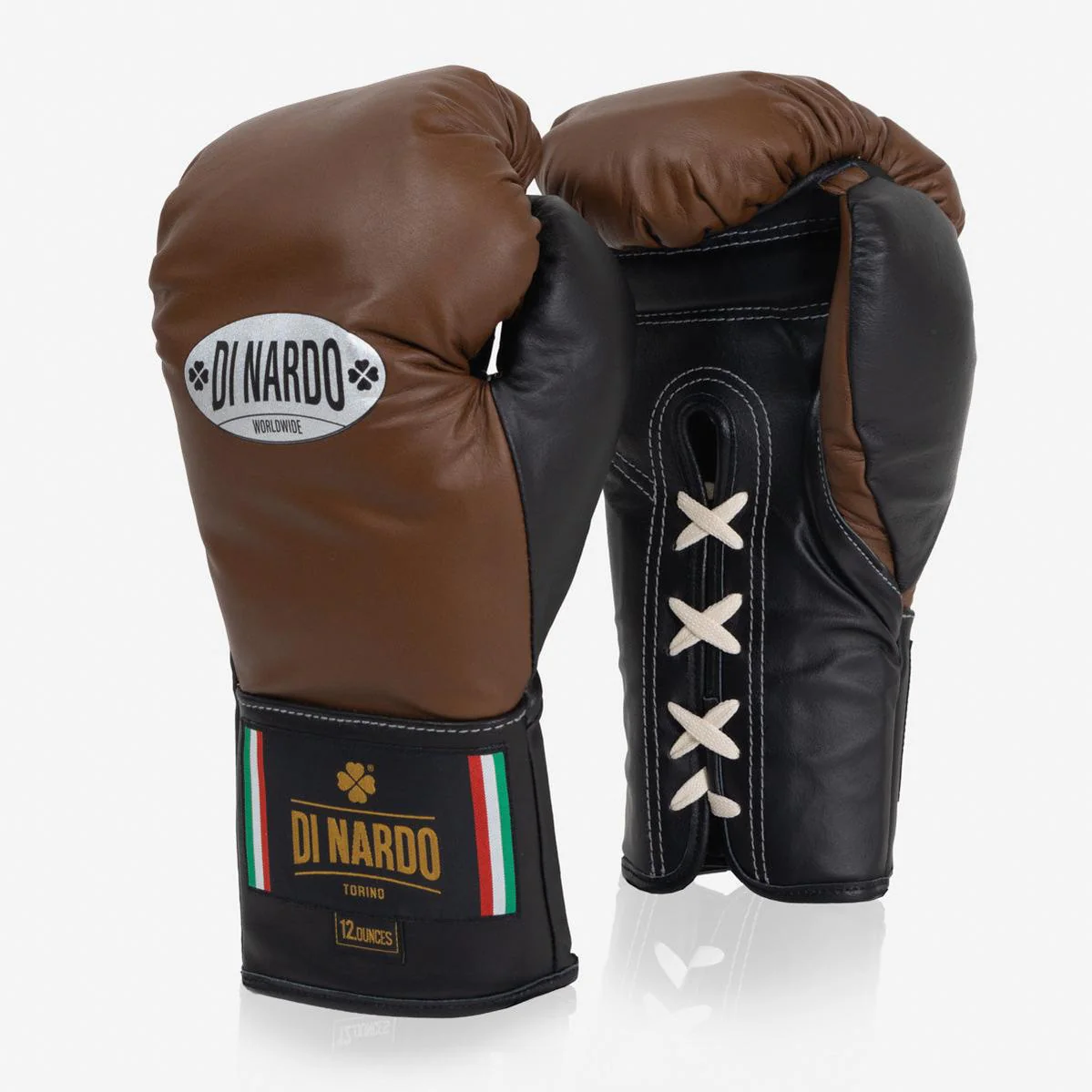 Luvas de Boxe Di Nardo com Atacadores 12 Oz Castanho-preto  - Image 2