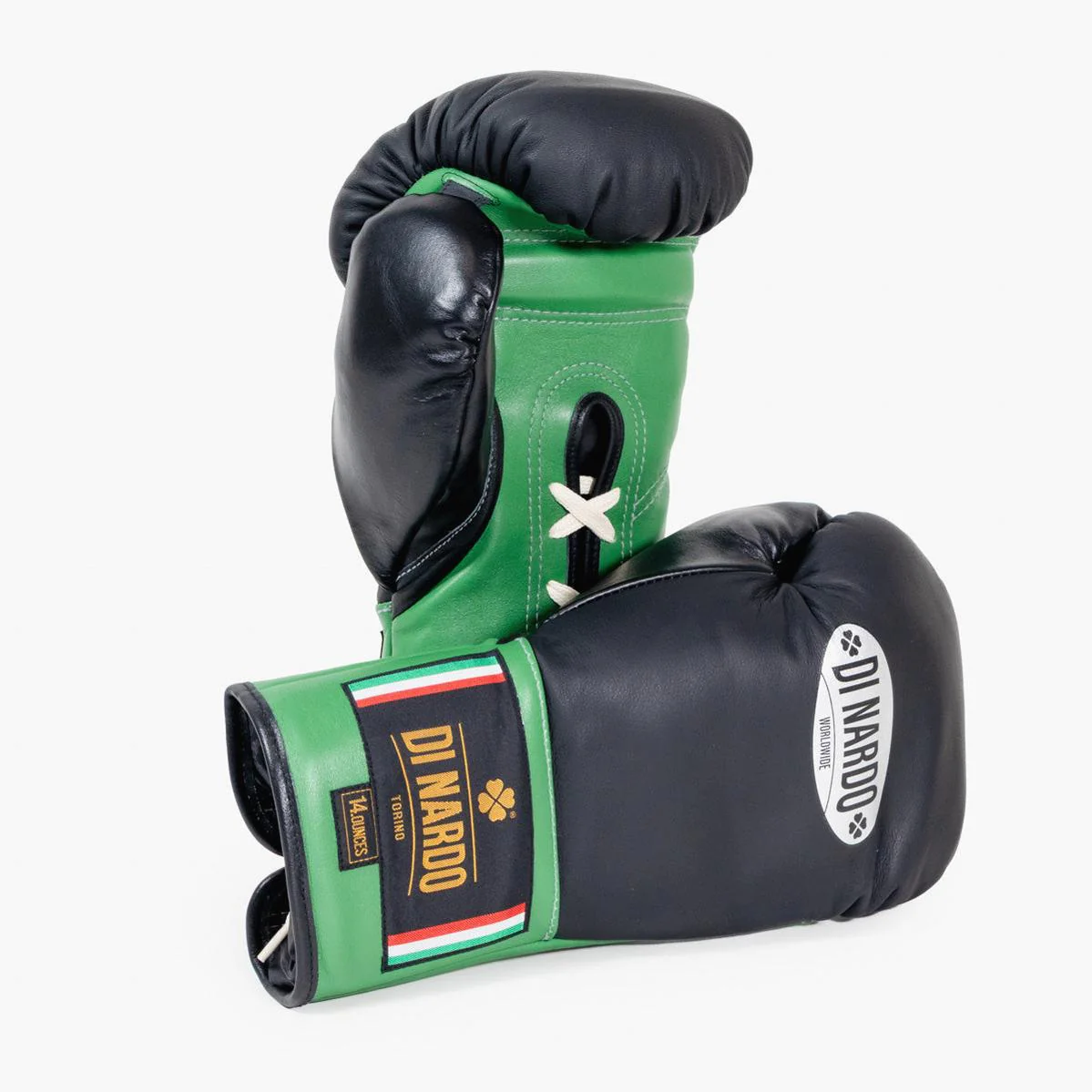 Luvas de Boxe Di Nardo com Atacadores 14 Oz Nero-verde 