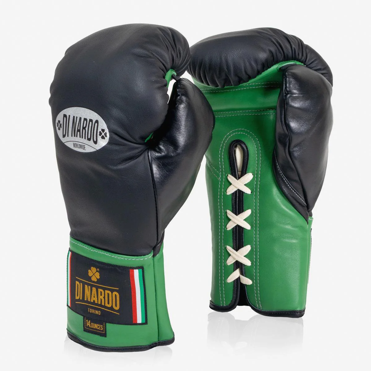 Luvas de Boxe Di Nardo com Atacadores 14 Oz Nero-verde  - Image 2