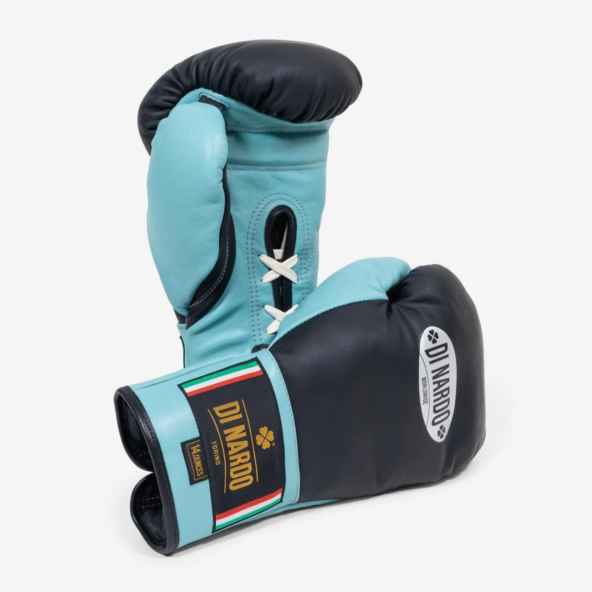 Luvas de Boxe Di Nardo com Atacadores 14 Oz Preto-água 