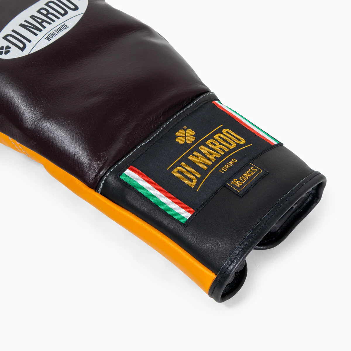 Luvas de Boxe Di Nardo com Atacadores 16 Oz Borgonha-amarelo  - Image 10