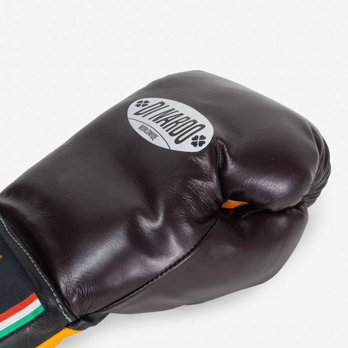 Luvas de Boxe Di Nardo com Atacadores 16 Oz Borgonha-amarelo  - Image 11