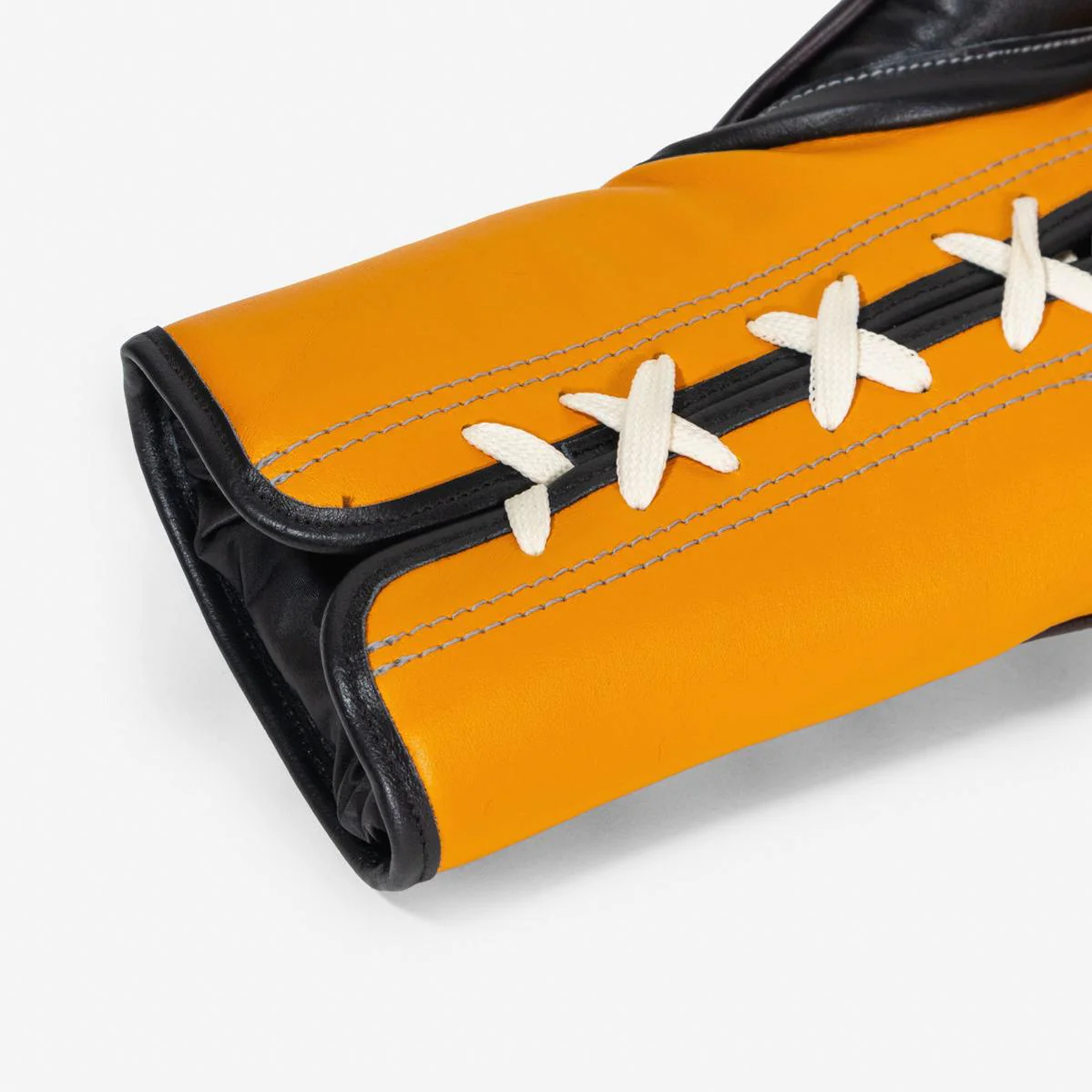 Luvas de Boxe Di Nardo com Atacadores 16 Oz Borgonha-amarelo  - Image 12