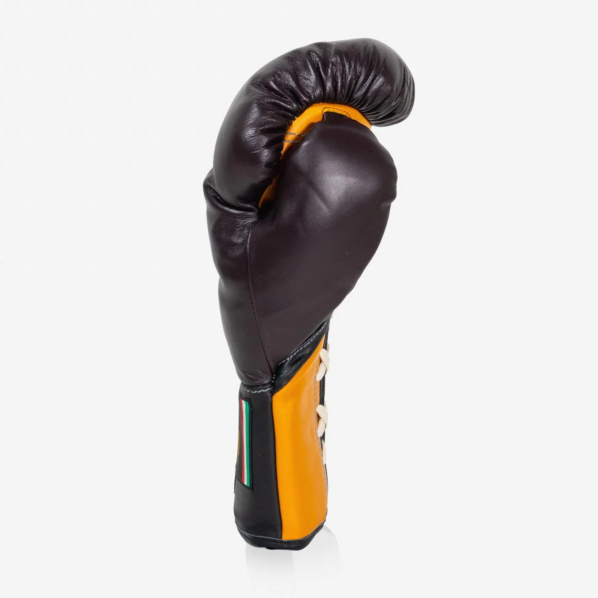 Luvas de Boxe Di Nardo com Atacadores 16 Oz Borgonha-amarelo  - Image 3