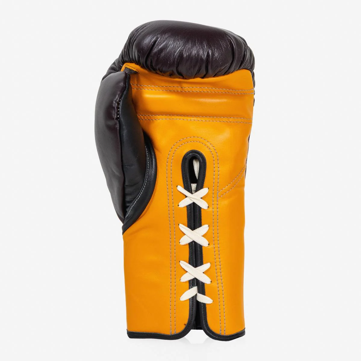 Luvas de Boxe Di Nardo com Atacadores 16 Oz Borgonha-amarelo  - Image 5