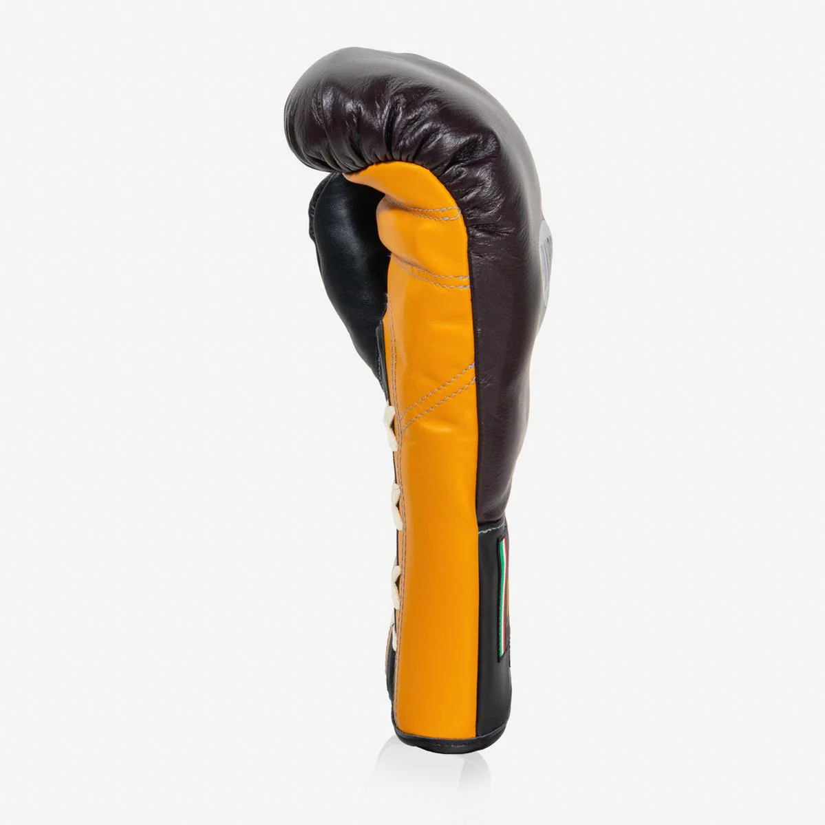 Luvas de Boxe Di Nardo com Atacadores 16 Oz Borgonha-amarelo  - Image 6