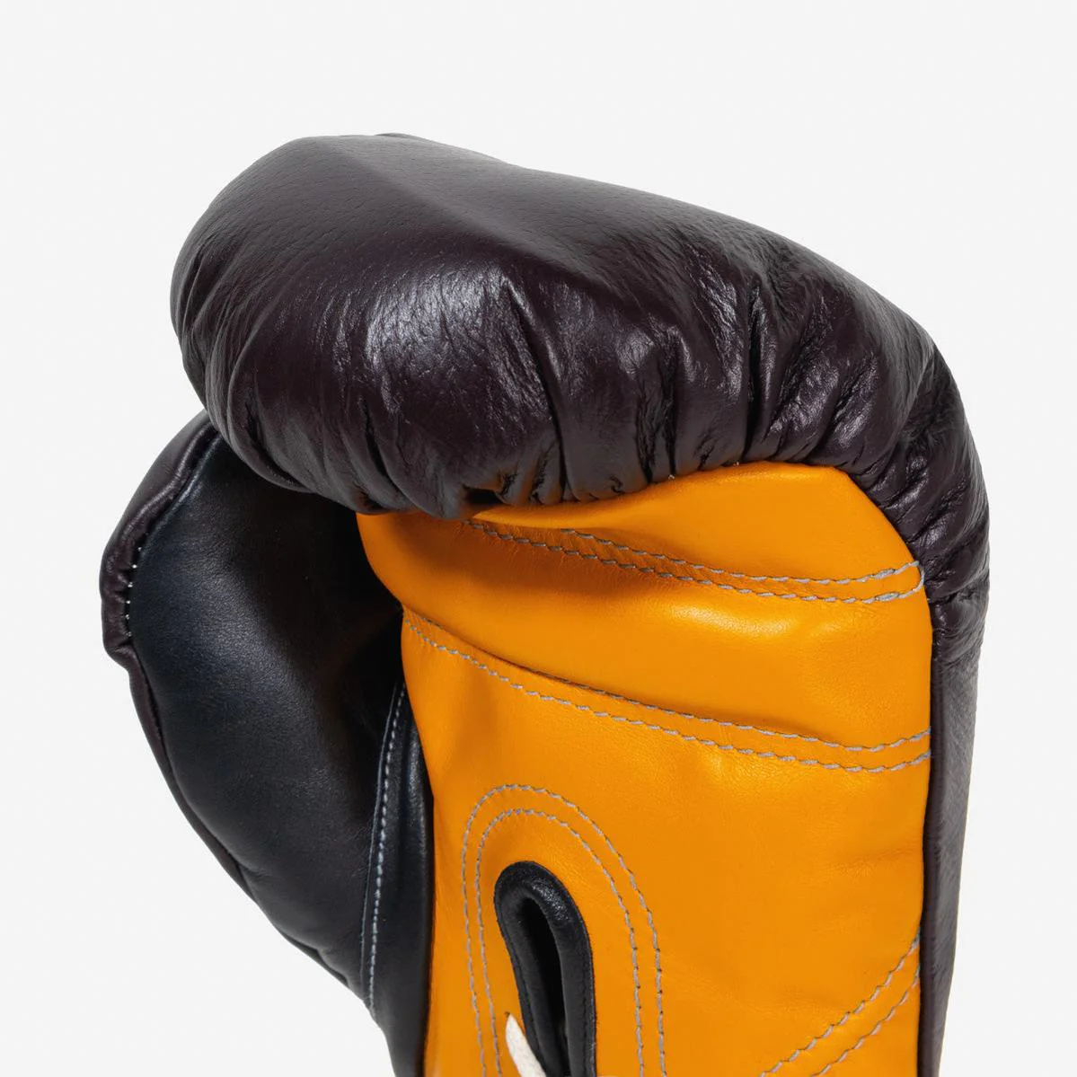 Luvas de Boxe Di Nardo com Atacadores 16 Oz Borgonha-amarelo  - Image 8