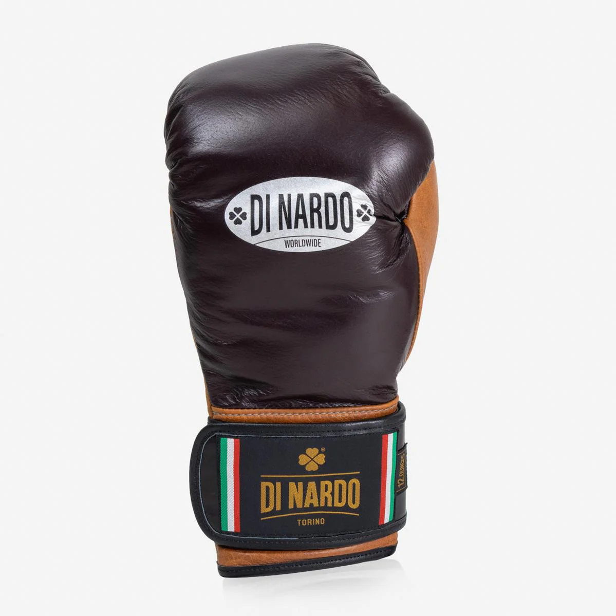 Luvas de Boxe Di Nardo com Velcro 12 Oz Borgonha-conhaque-vintage - Image 4