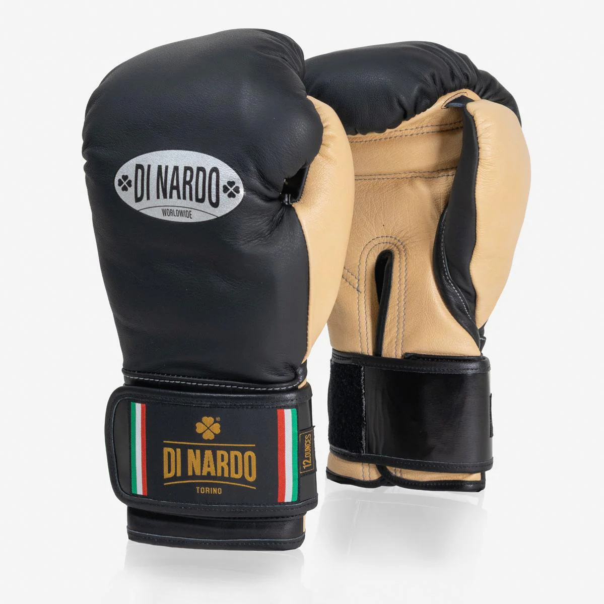 Luvas de Boxe Di Nardo com Velcro 12 Oz Preto-areia  - Image 2