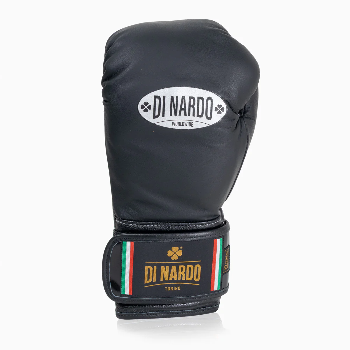 Luvas de Boxe Di Nardo com Velcro 12 Oz Preto-prata escuro - Image 6