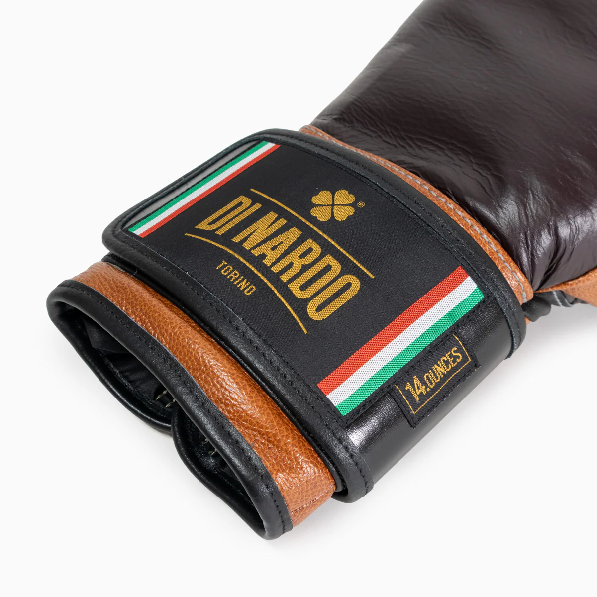 Luvas de Boxe Di Nardo com Velcro 14 Oz Borgonha-conhaque  - Image 11