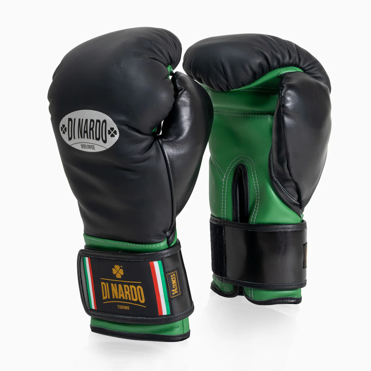 Luvas de Boxe Di Nardo com Velcro 14 Oz Nero-verde  - Image 2