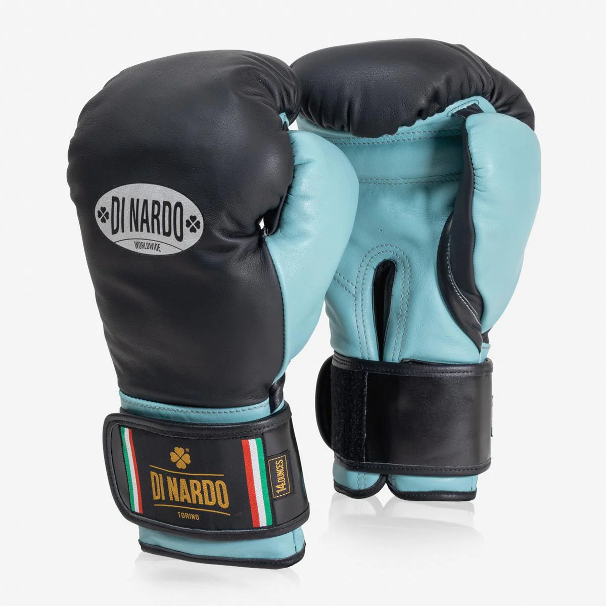 Luvas de Boxe Di Nardo com Velcro 14 Oz Preto-água - Image 2
