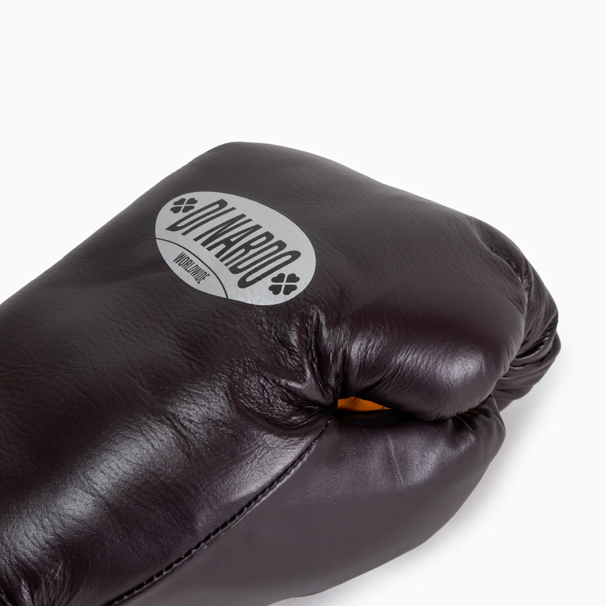 Luvas de Boxe Di Nardo com Velcro 16 Oz Borgonha-amarelo  - Image 10