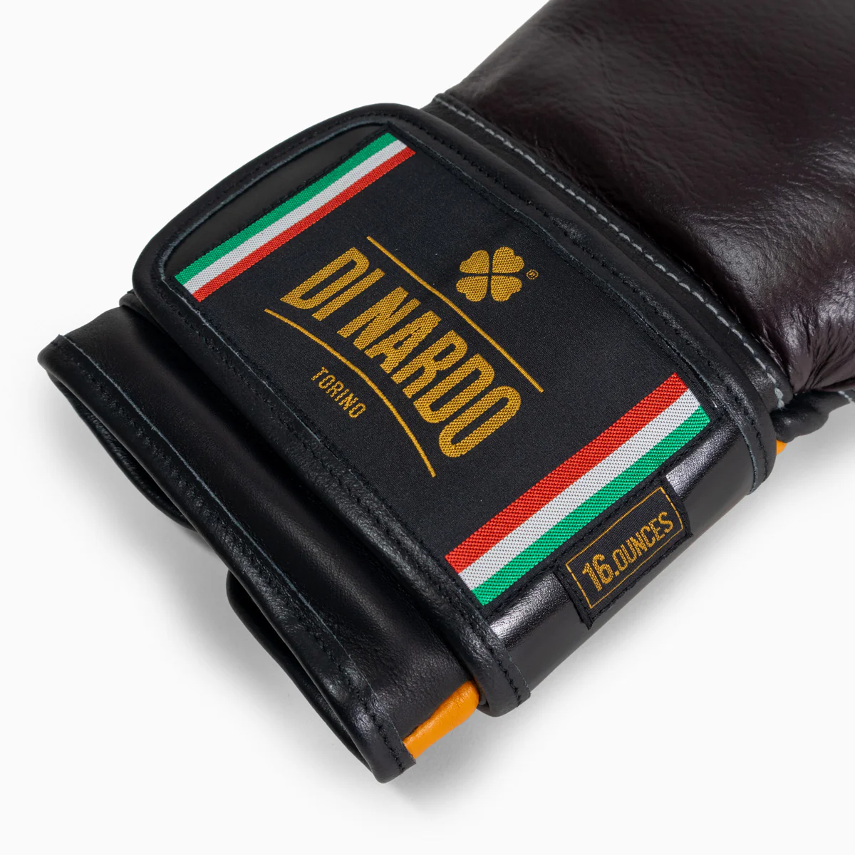 Luvas de Boxe Di Nardo com Velcro 16 Oz Borgonha-amarelo  - Image 11