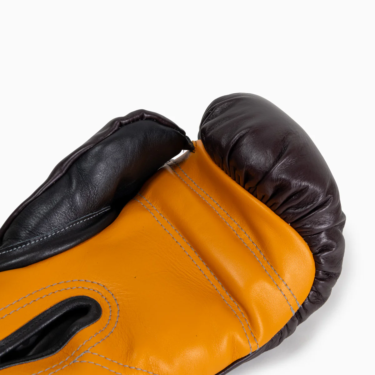 Luvas de Boxe Di Nardo com Velcro 16 Oz Borgonha-amarelo  - Image 9