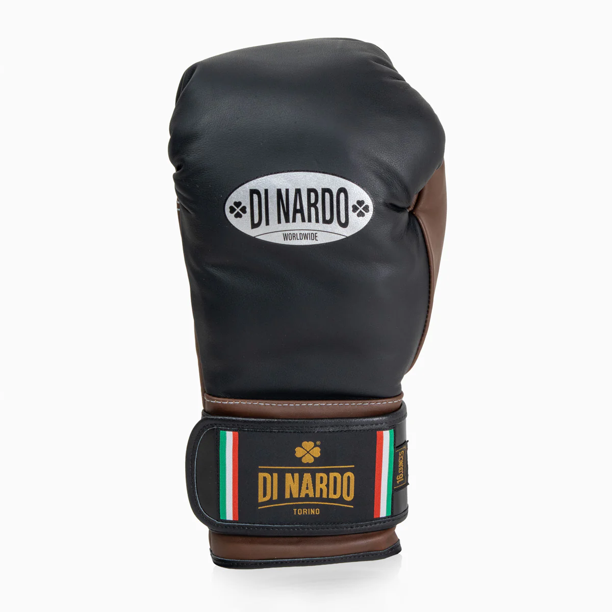 Luvas de Boxe Di Nardo com Velcro 16 Oz Preto-cacau  - Image 5