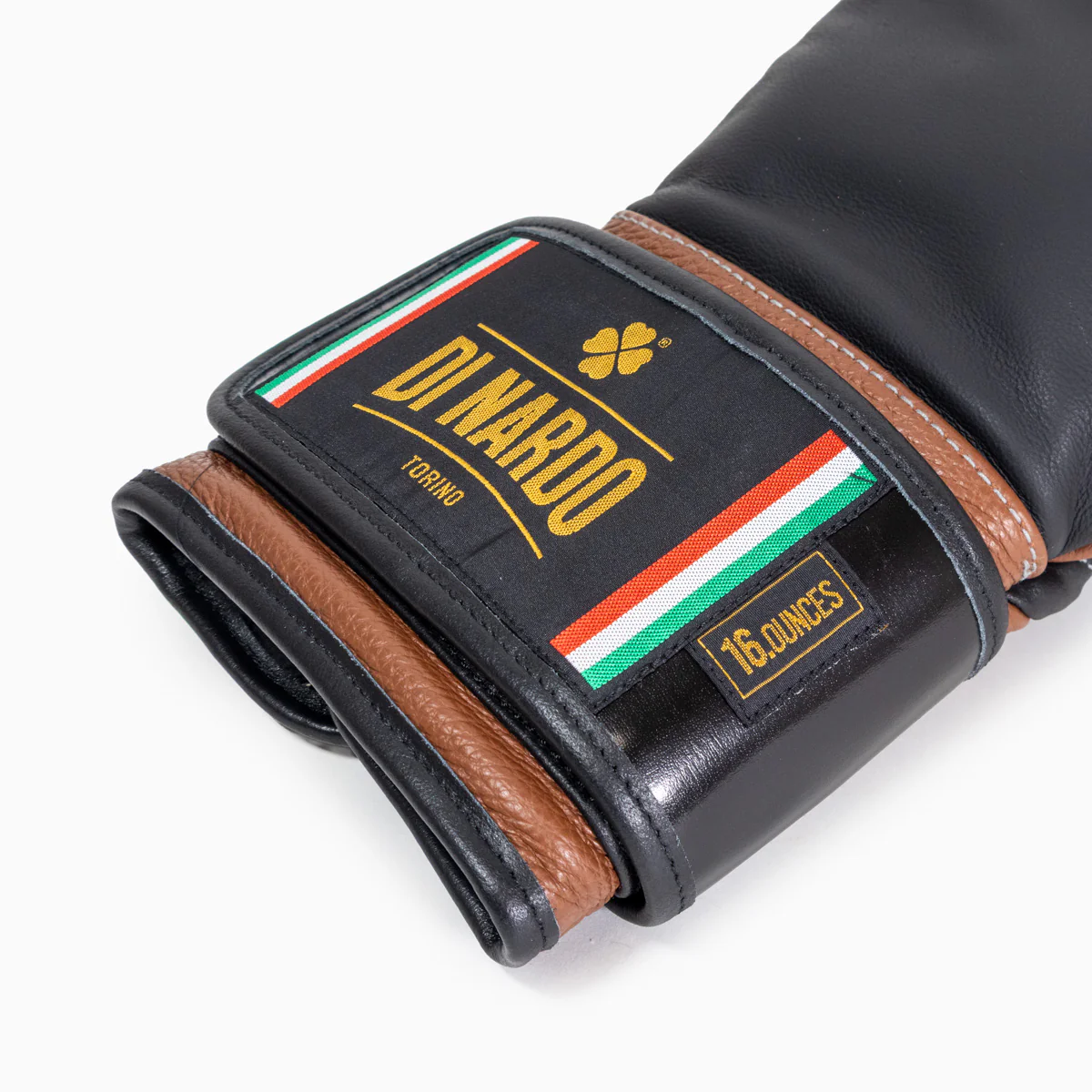 Luvas de Boxe Di Nardo com Velcro 16 Oz Preto-castanho  - Image 11