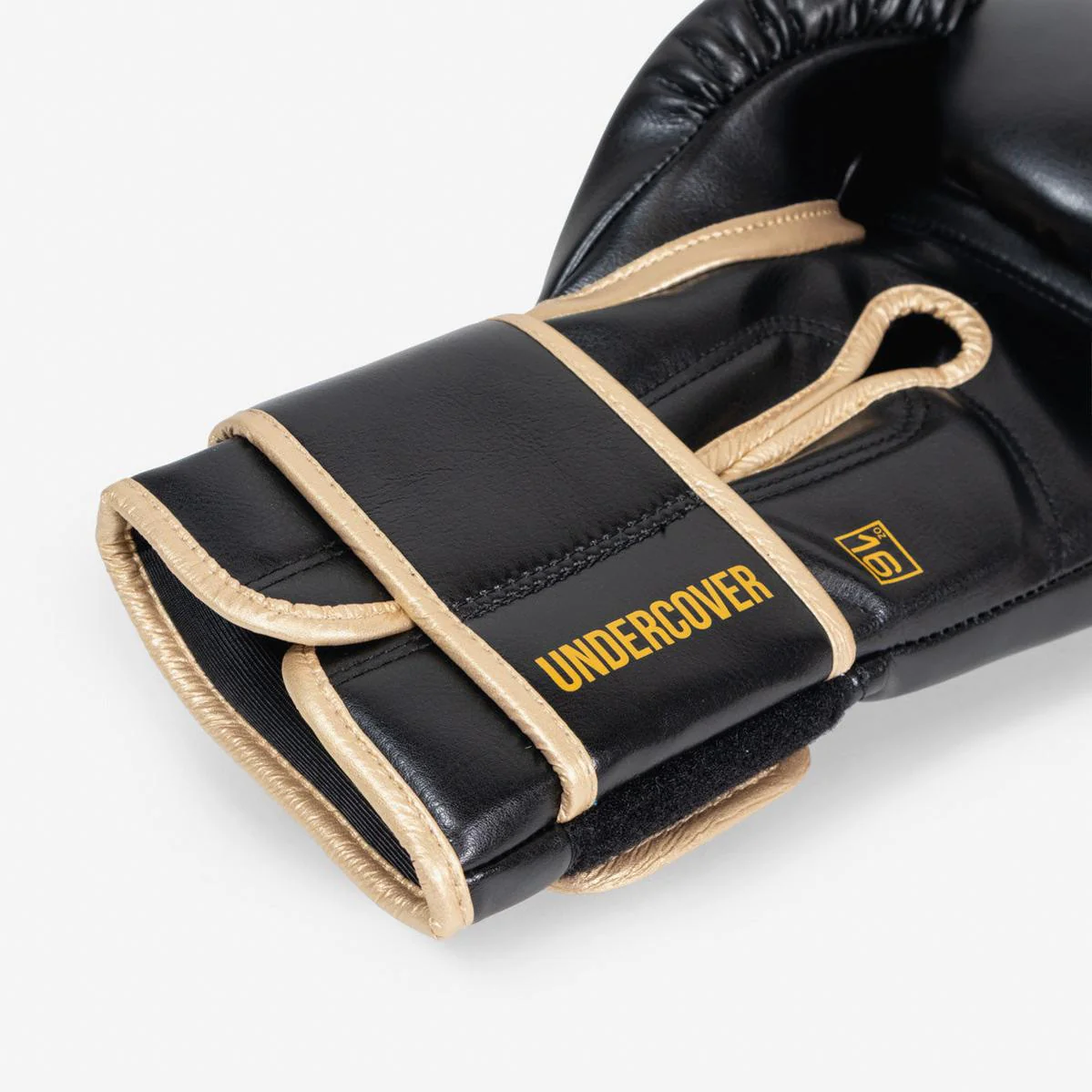 Luvas de Boxe Di Nardo Undercover com Velcro Preto-ouro  - Image 10