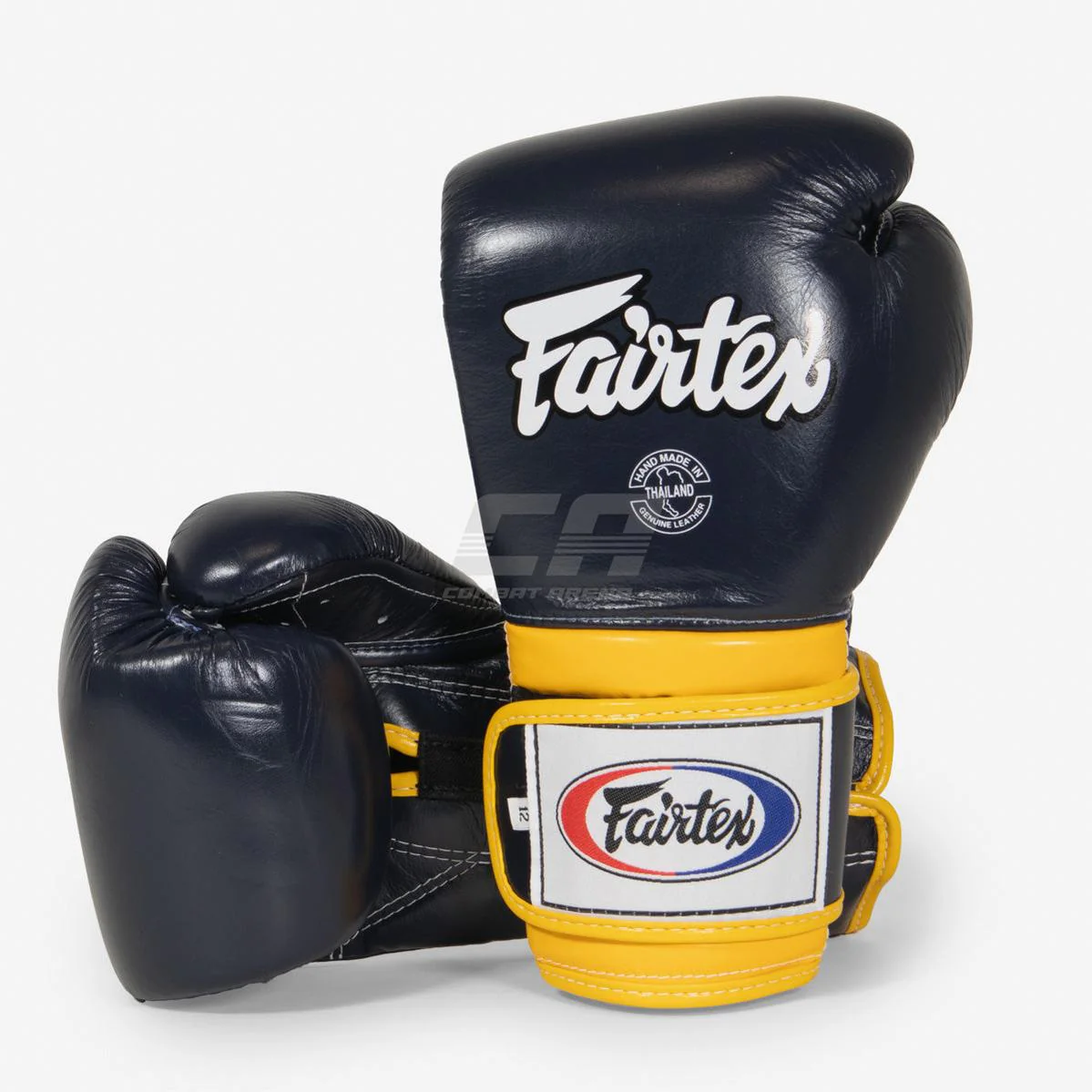 Luvas de Boxe Fairtex Mexican Estilo BGV9 Azul-azul-amarelo 