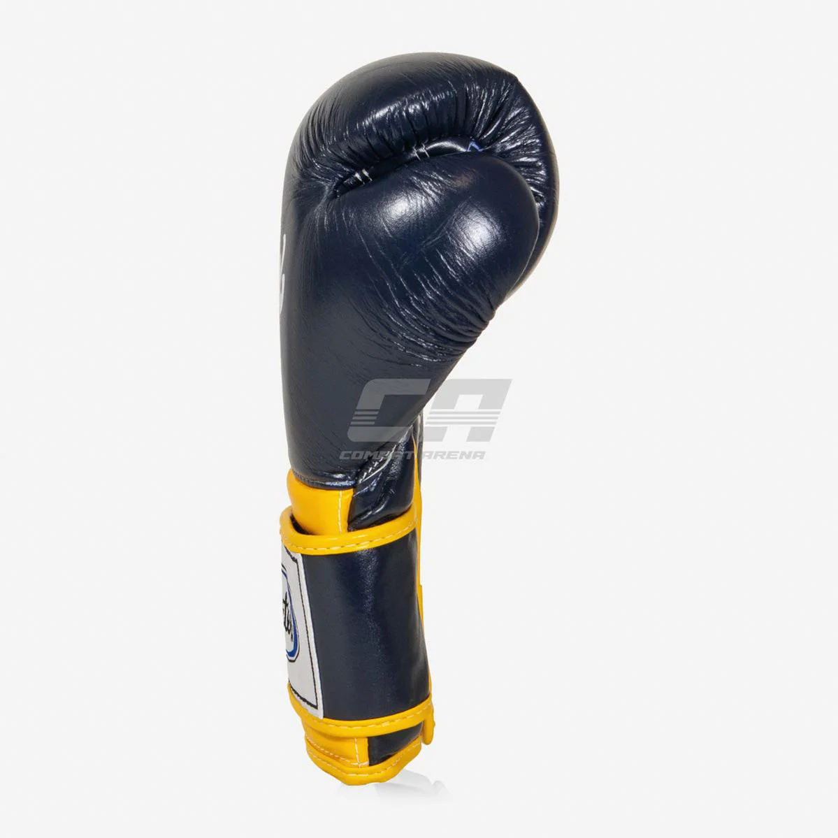 Luvas de Boxe Fairtex Mexican Estilo BGV9 Azul-azul-amarelo  - Image 3