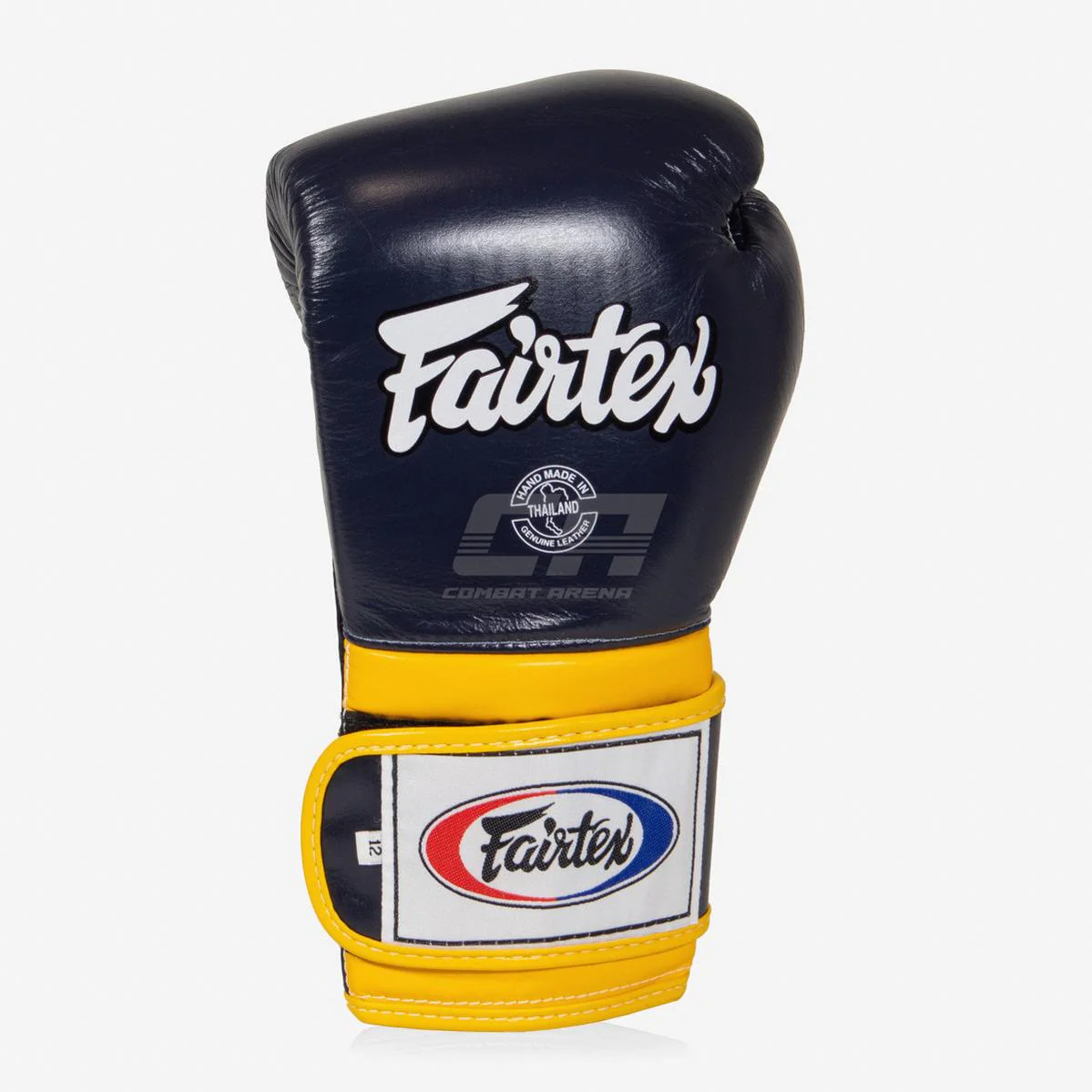 Luvas de Boxe Fairtex Mexican Estilo BGV9 Azul-azul-amarelo  - Image 4