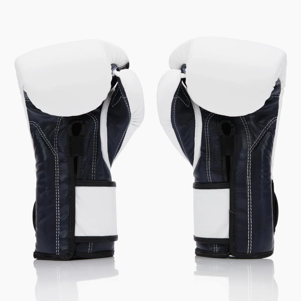 Luvas de Boxe Fairtex Mexican Estilo BGV9 Branco-Azul  - Image 3
